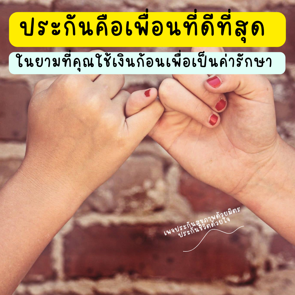ประกันชีวิตคือเพื่อนที่ดีที่สุดยามยาก